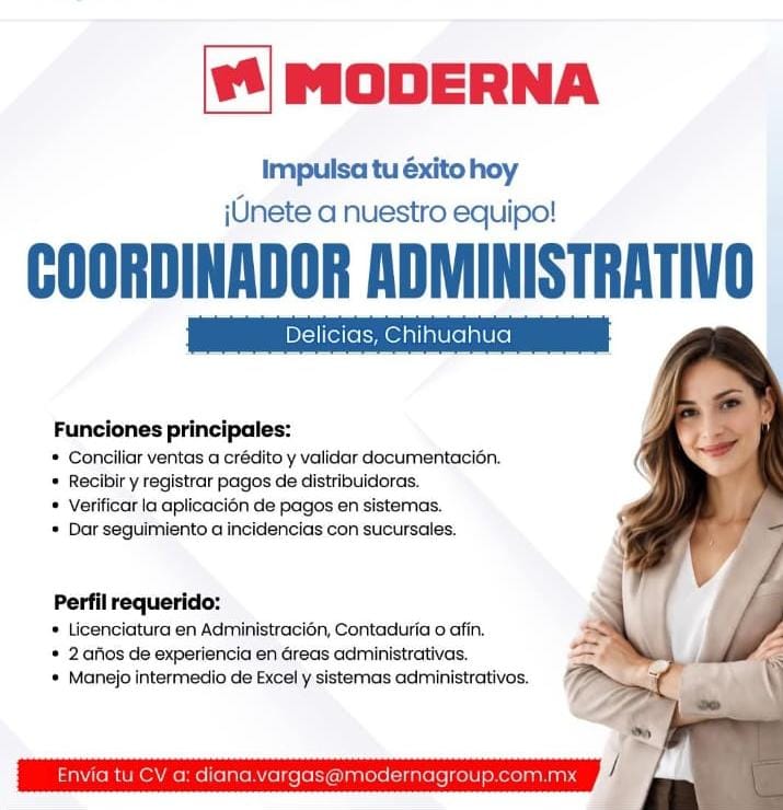 Cordinador administrativo