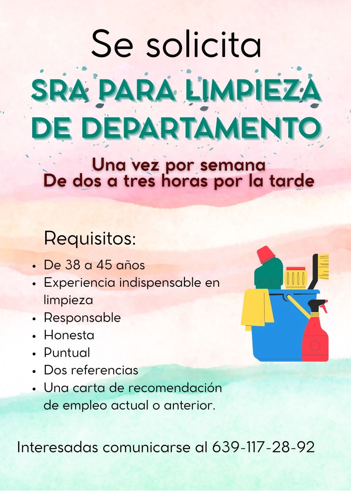 Señora de limpieza