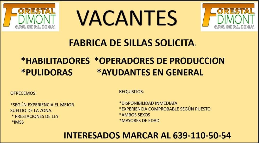 Fábricas de silla