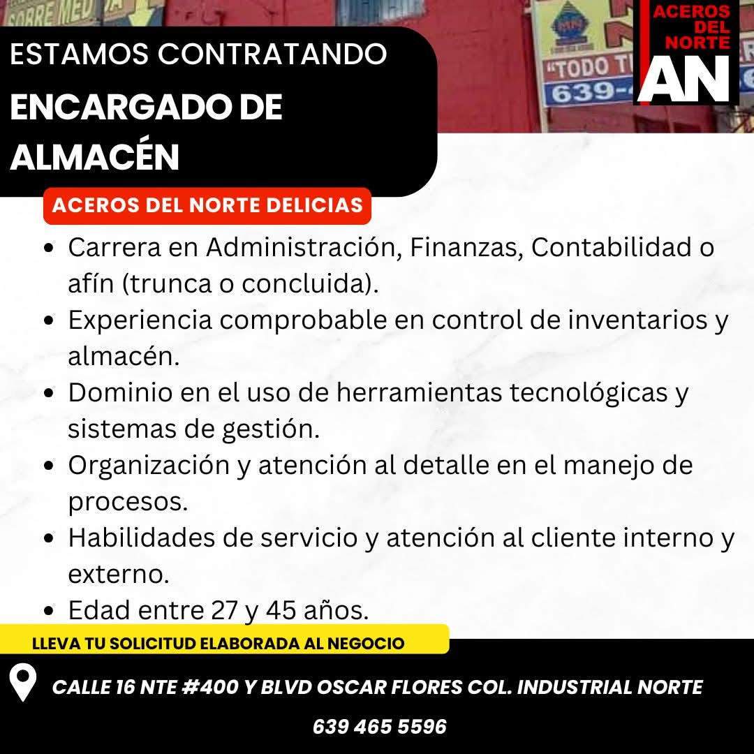 Encargado de almacén