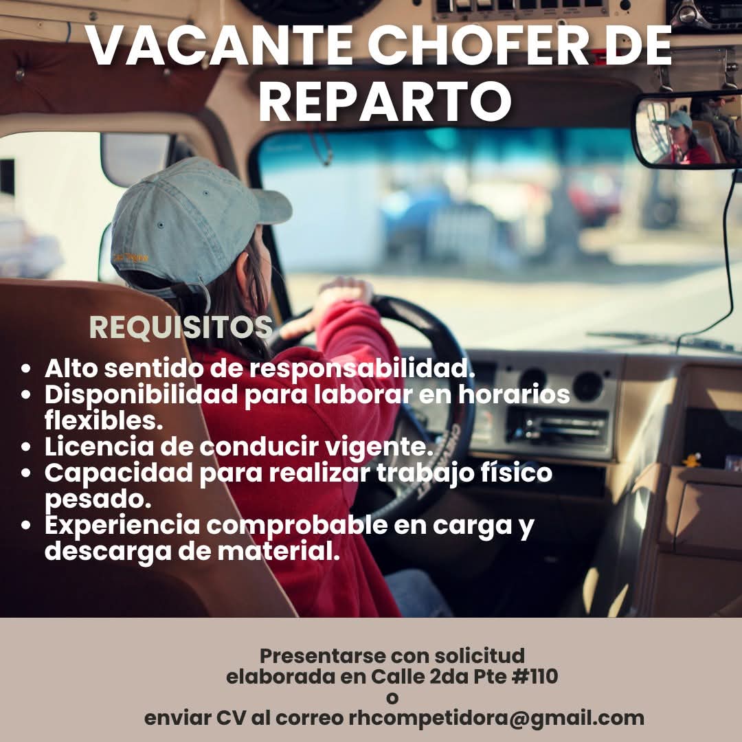 Chofer de reparto