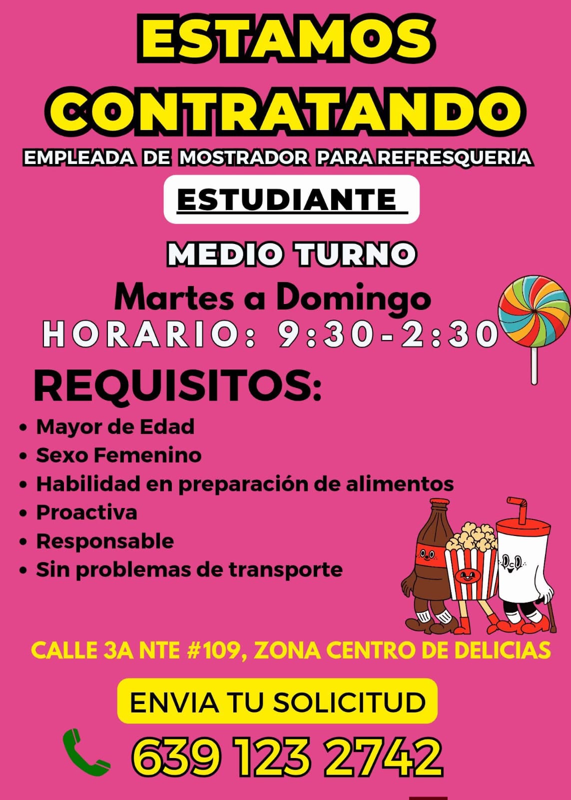 Empleada de mostrador