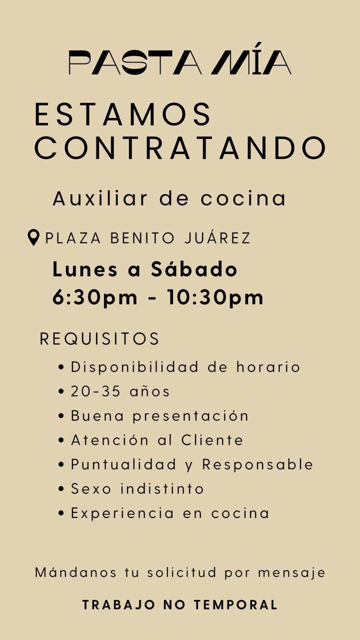Auxiliar de cocina