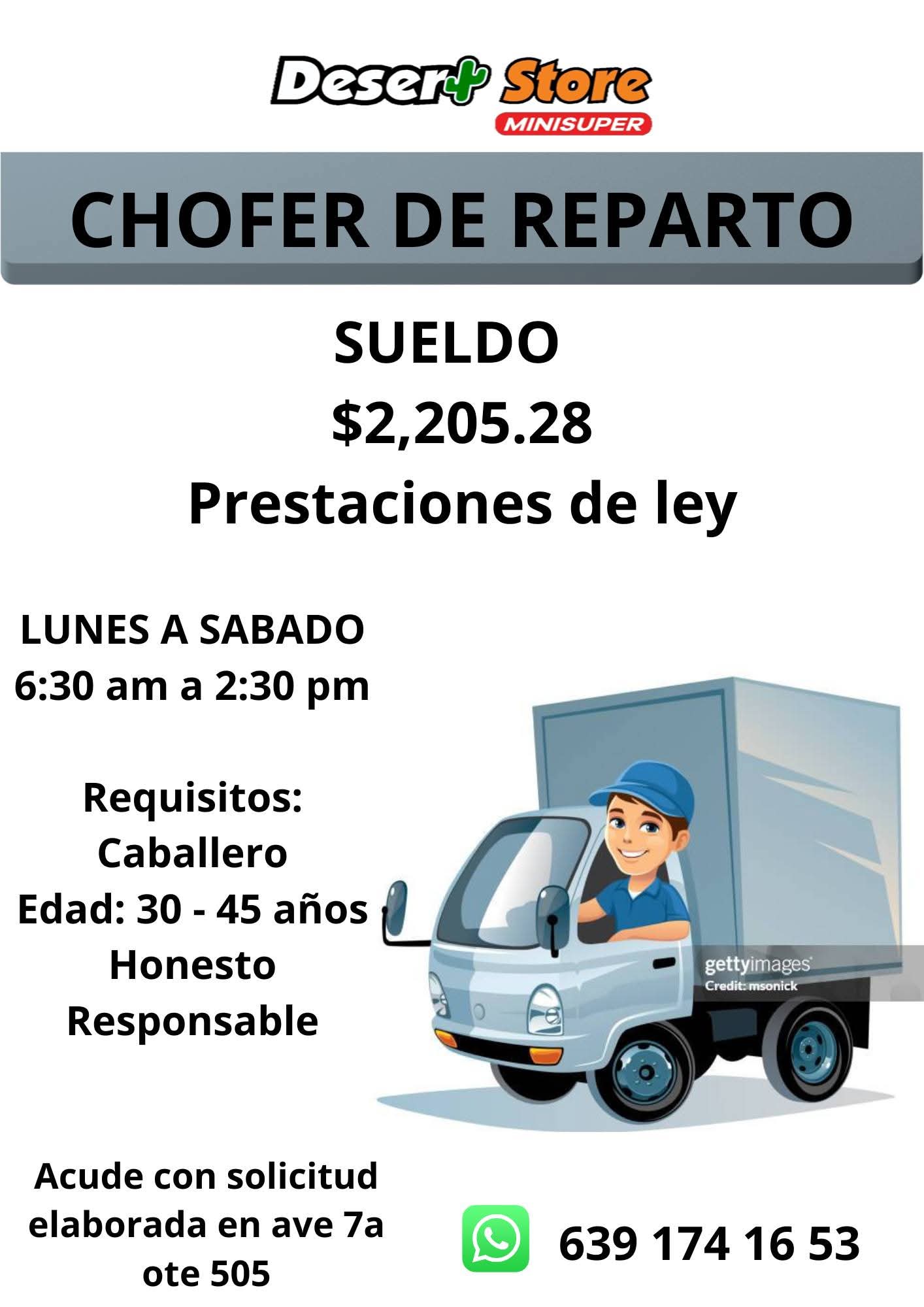 Chofer de reparto