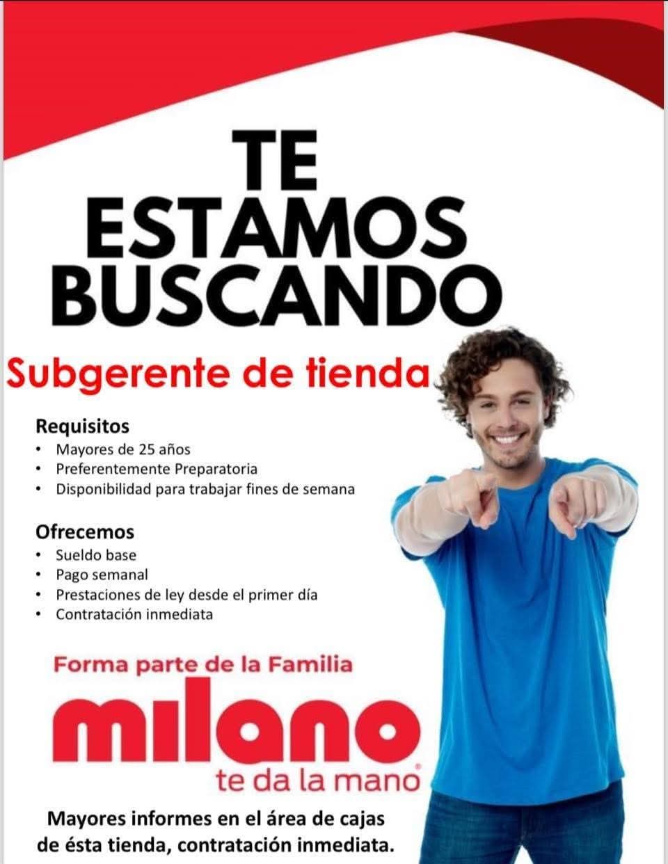 Subgerente de tienda