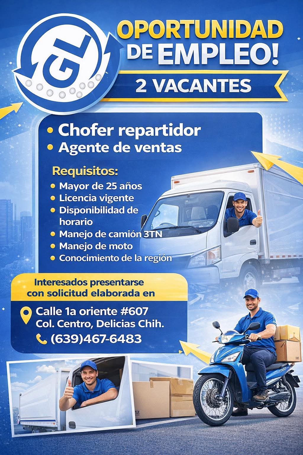 Chofer repartidor