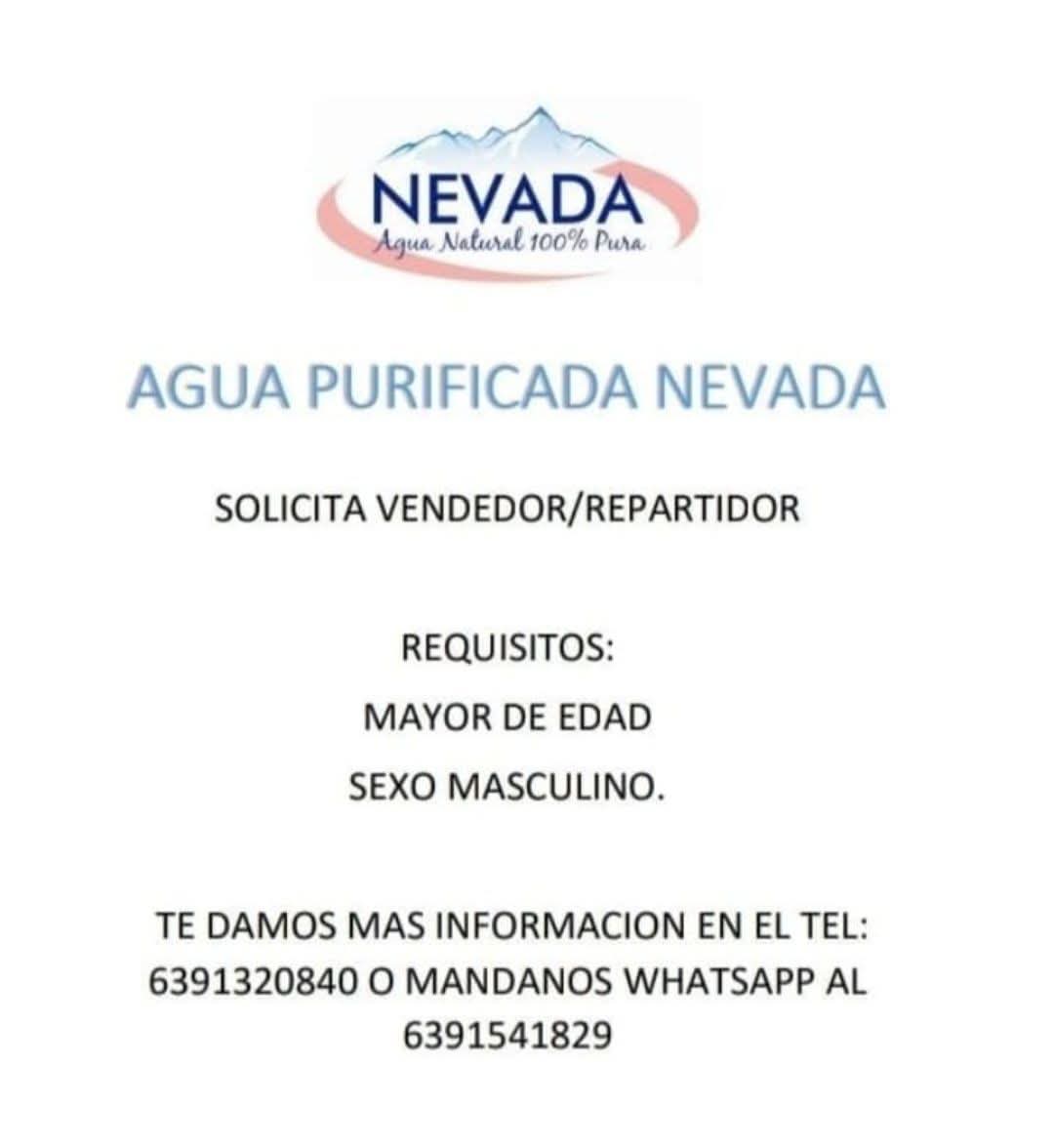 Vendedor ,repartidor