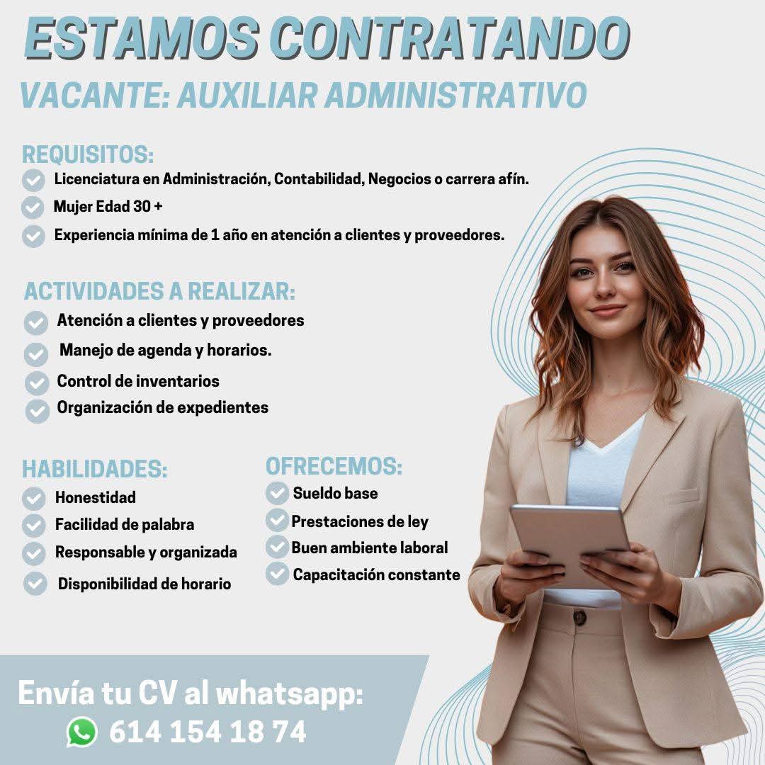 Auxiliar administrativo