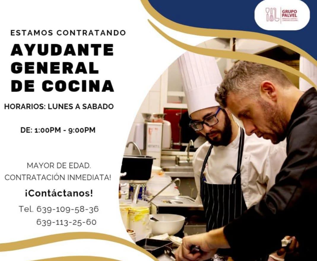 Ayudante general de cocina