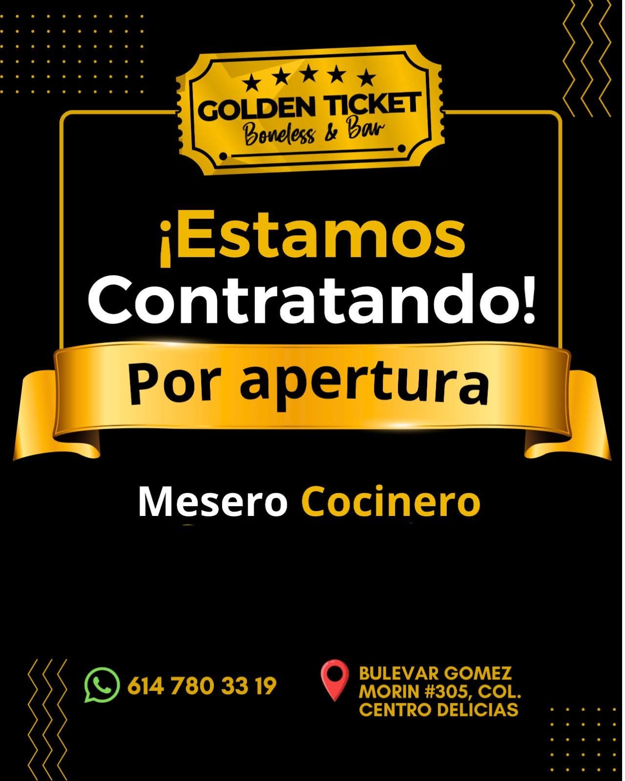 Mesero o cocinero