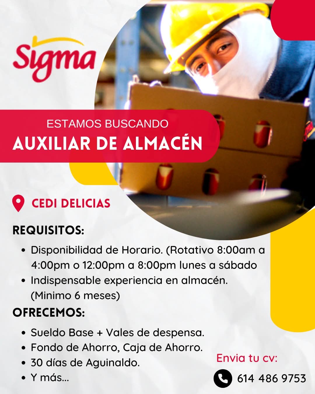 Auxiliar de almacén