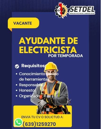 Ayudante electricista