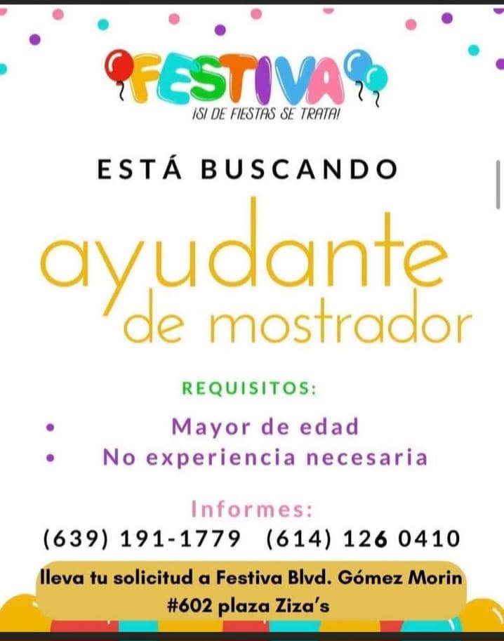 Ayudante de mostrador