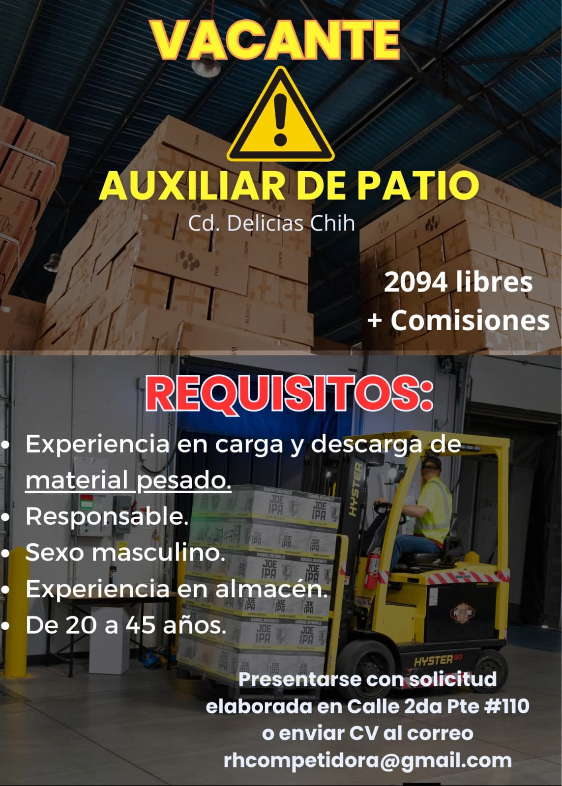 Auxiliar de patio