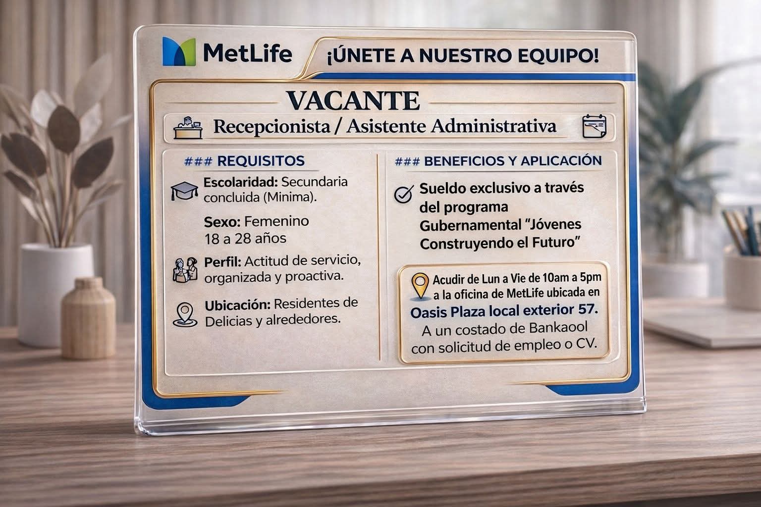 Recepcionista