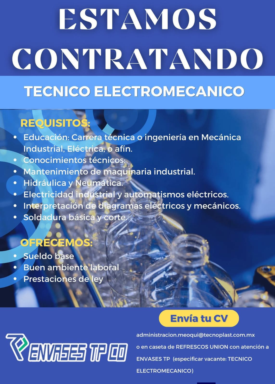 Tecnico electromecánico