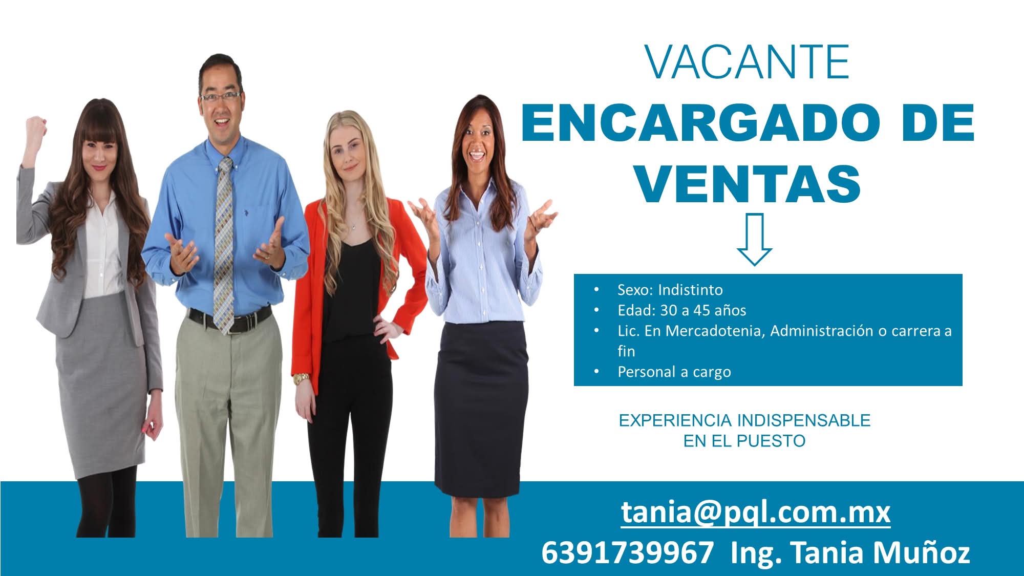 Encargado de ventas