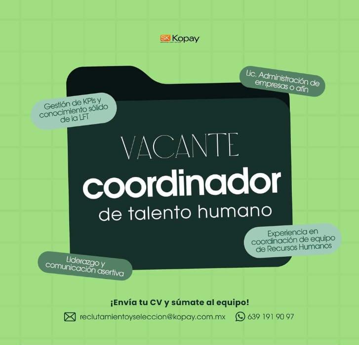 Cordinador de talento