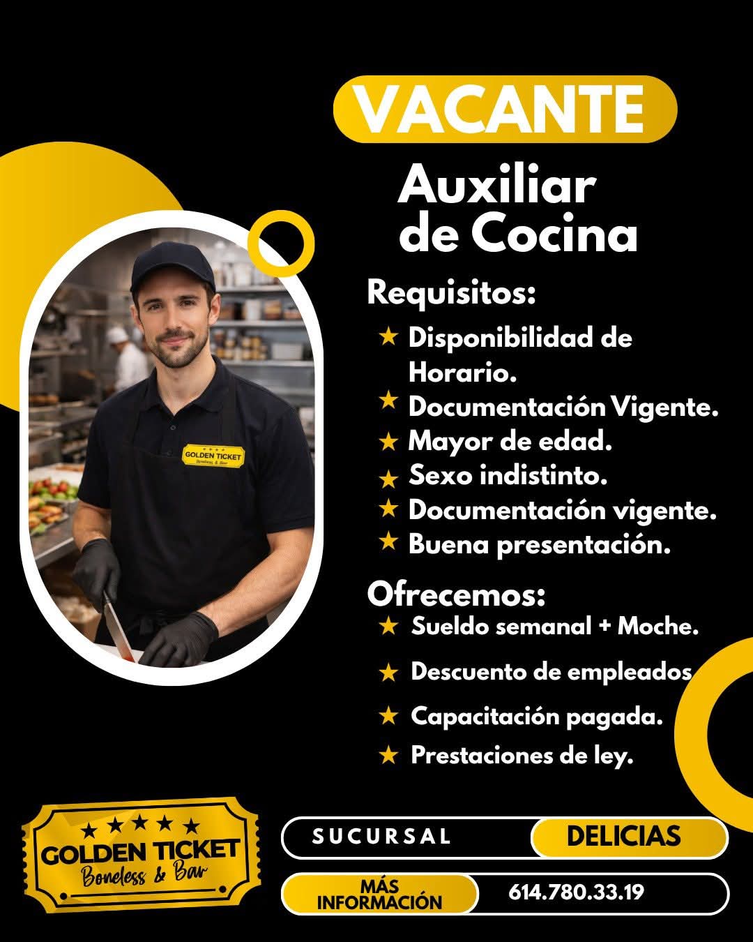 Auxiliar de cocina