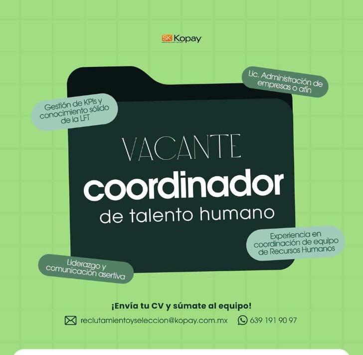 Cordinador de talento