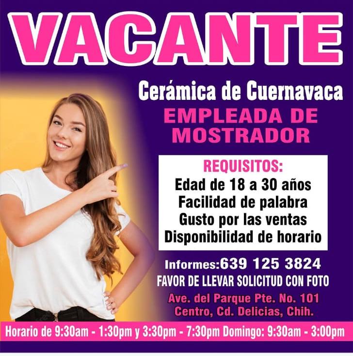 Empleada de mostrador