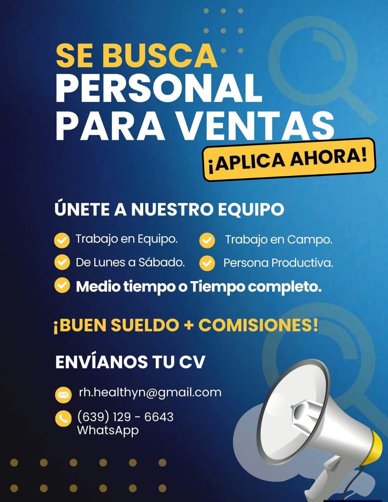 Personal de ventas