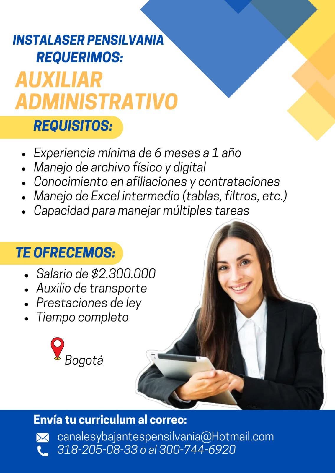 Auxiliar administrativo