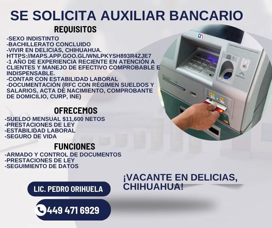 Auxiliar bancario