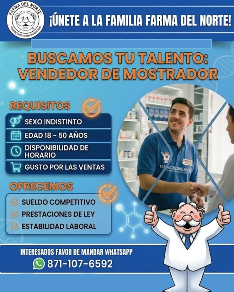 Vendedor de mostrador