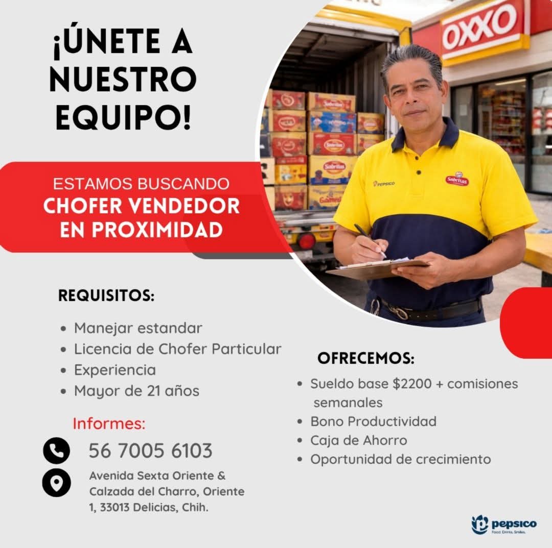 Chofer vendedor