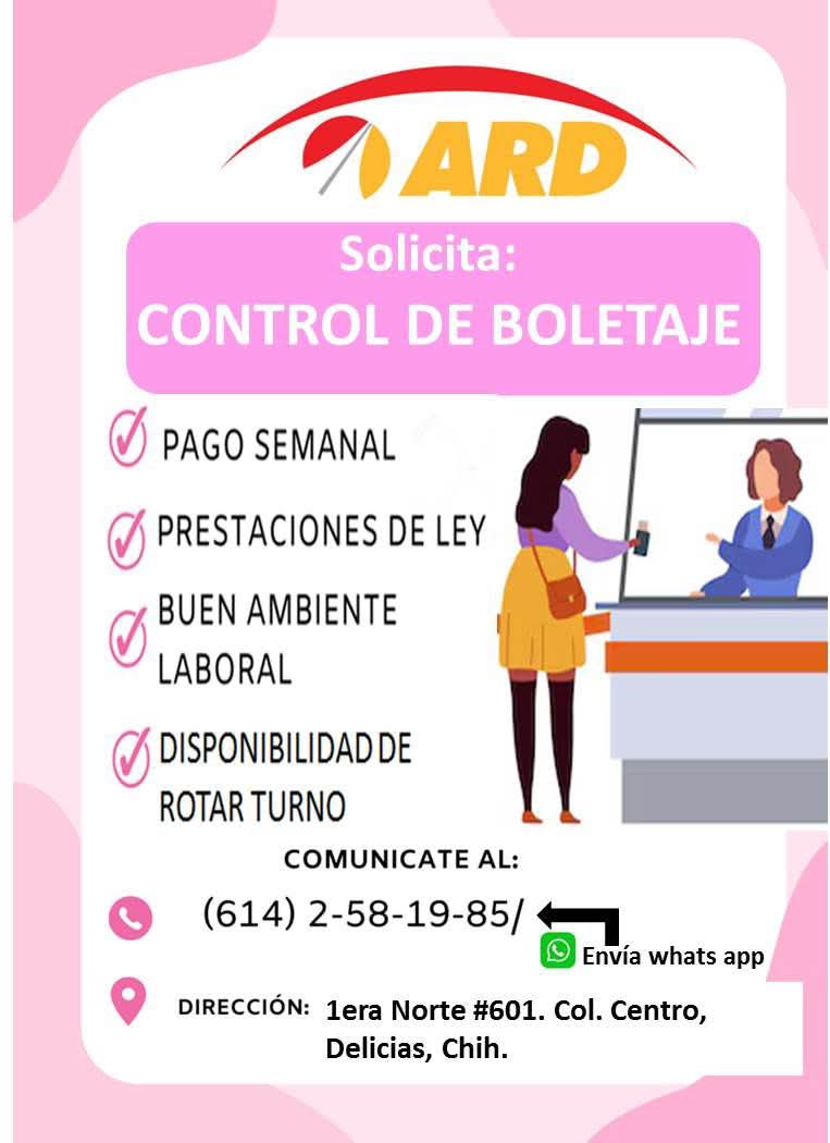 Control de boletaje