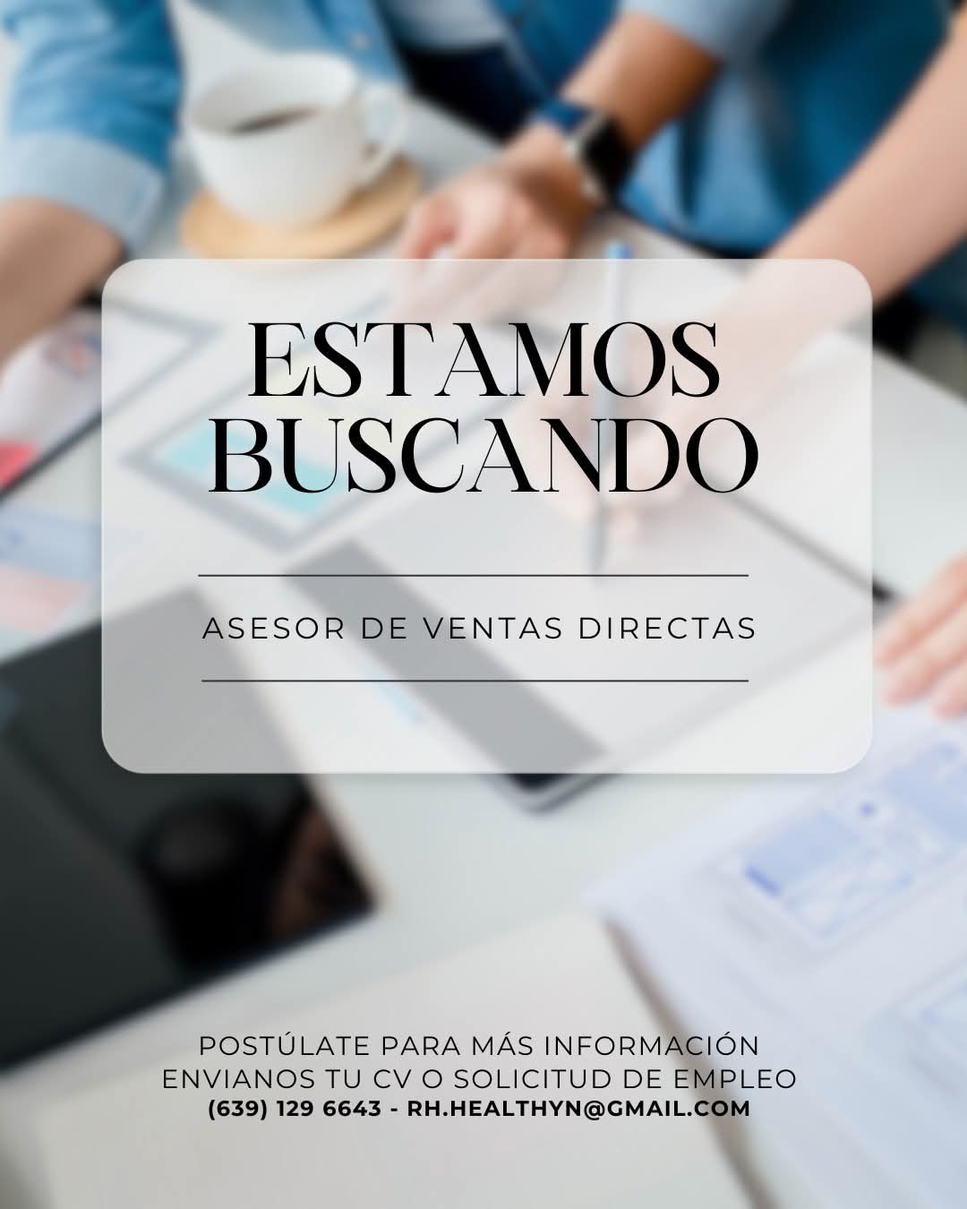 Asesor de ventas directas