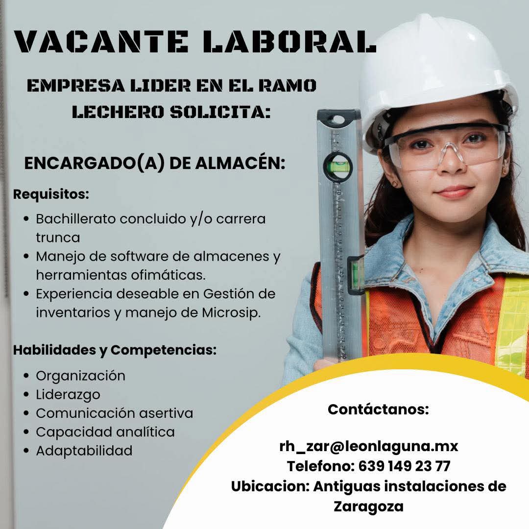 Encargado de almacén