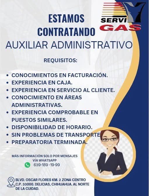 Auxiliar administrativo