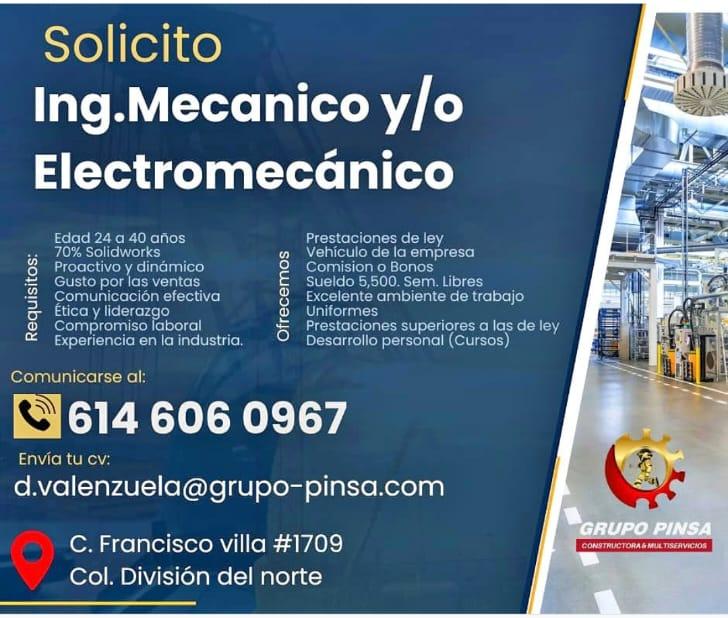 Ing mecánico electromecánico