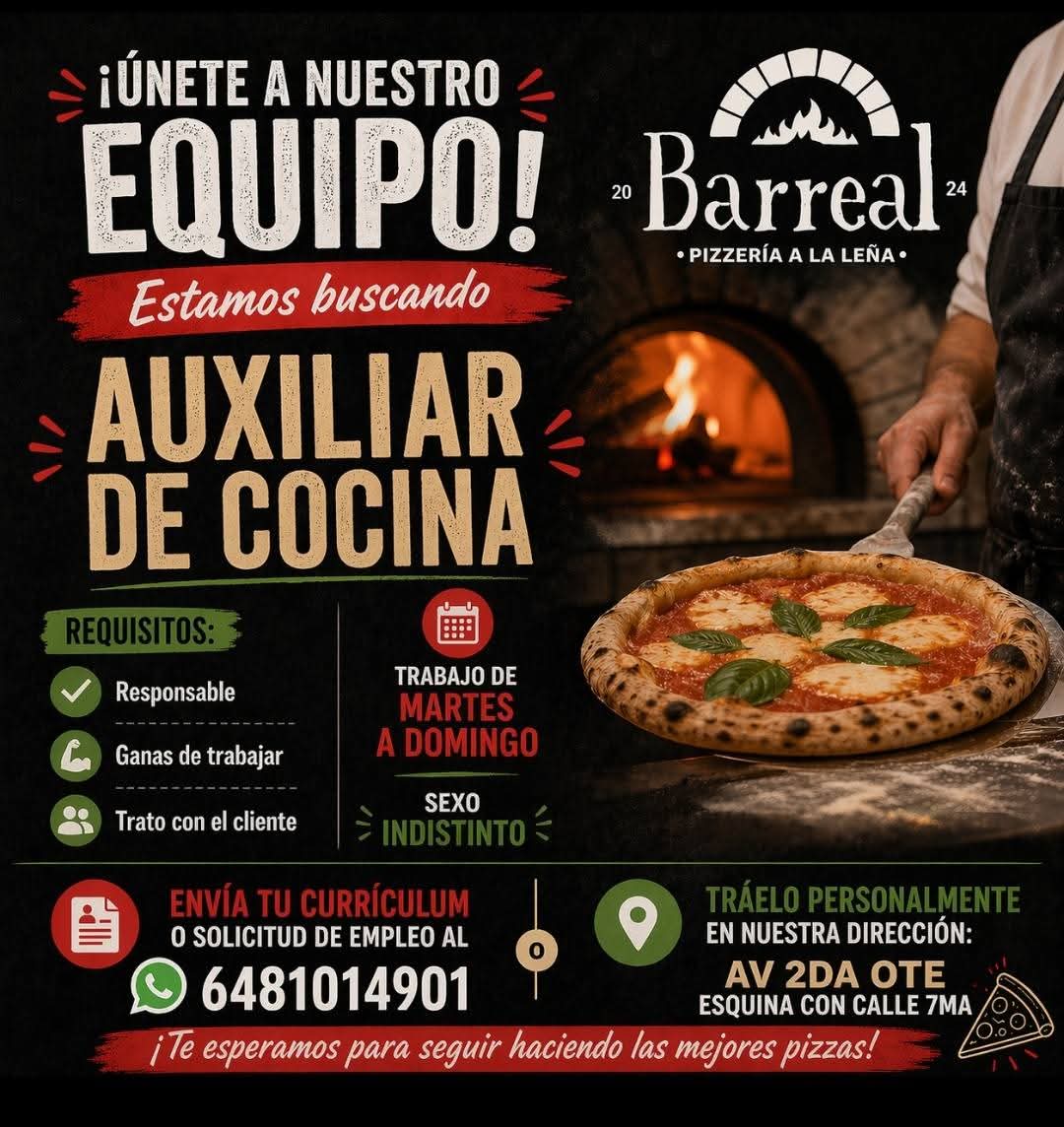 Auxiliar de cocina