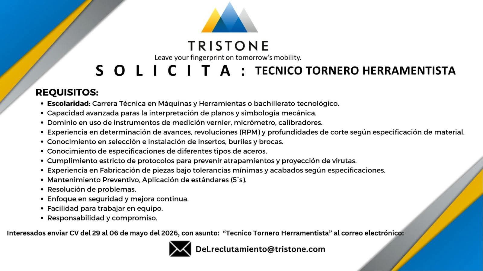 Técnico tornero