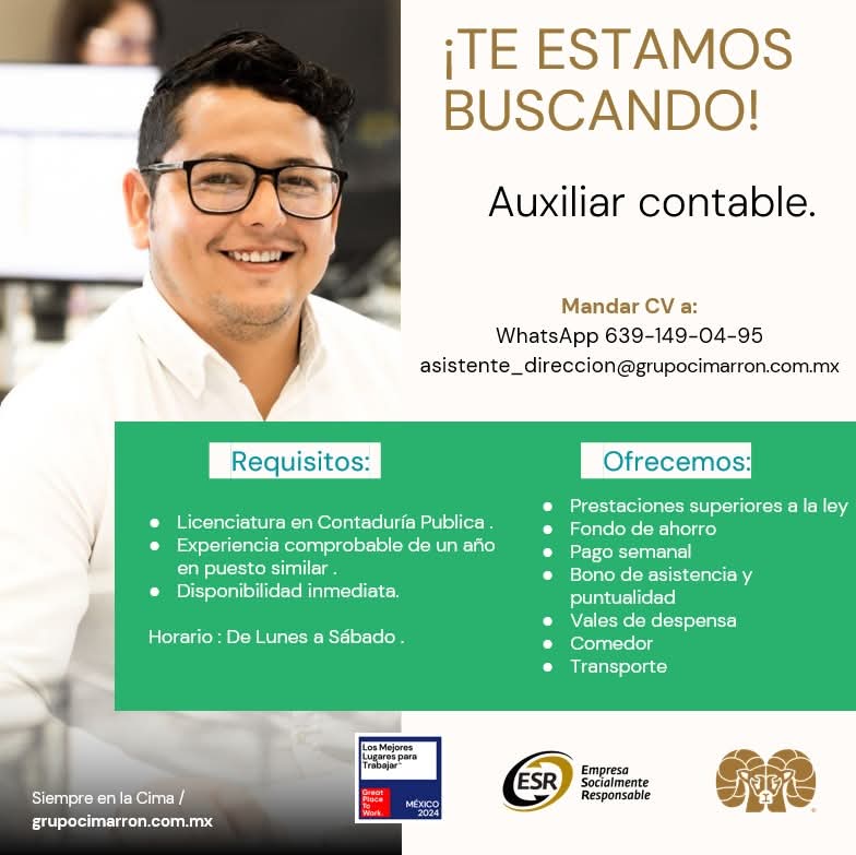 Auxiliar contable