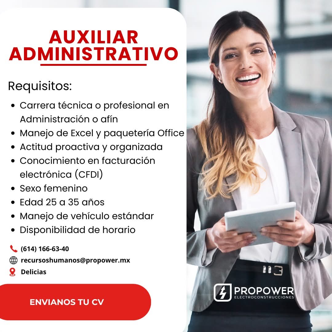 Auxiliar administrativo