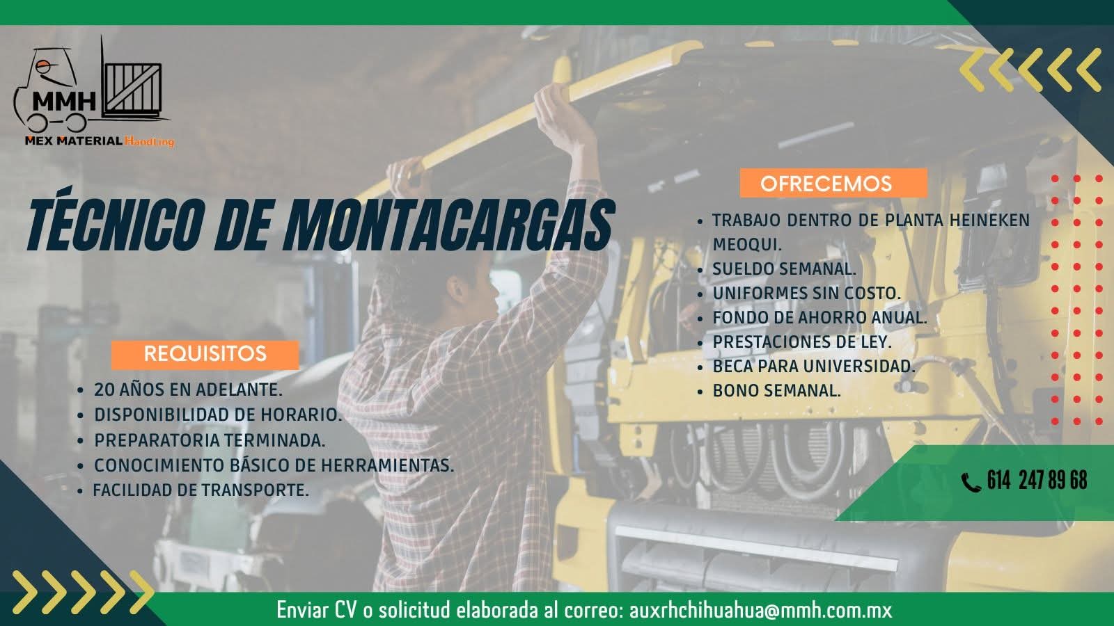 Tecnico de montacargas
