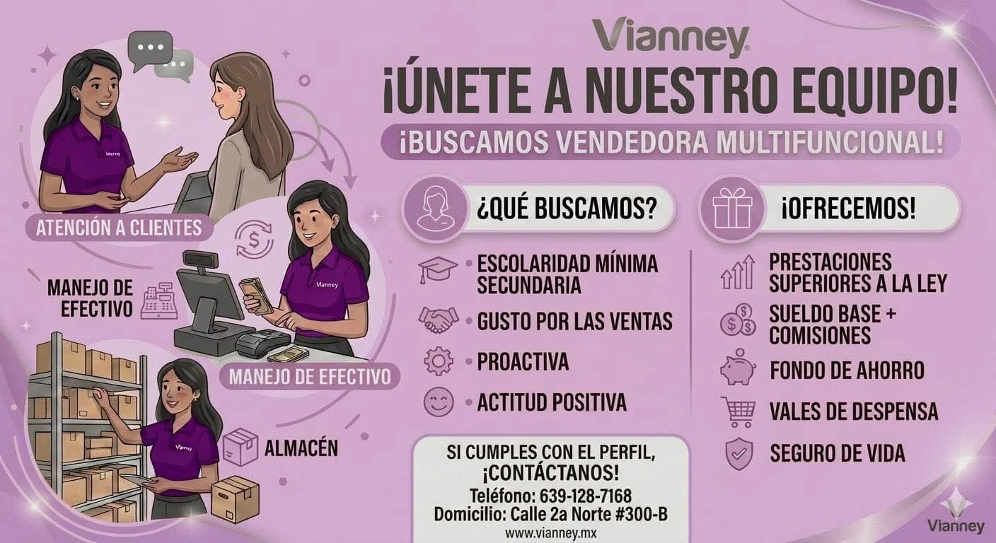 Vendedora multifuncional