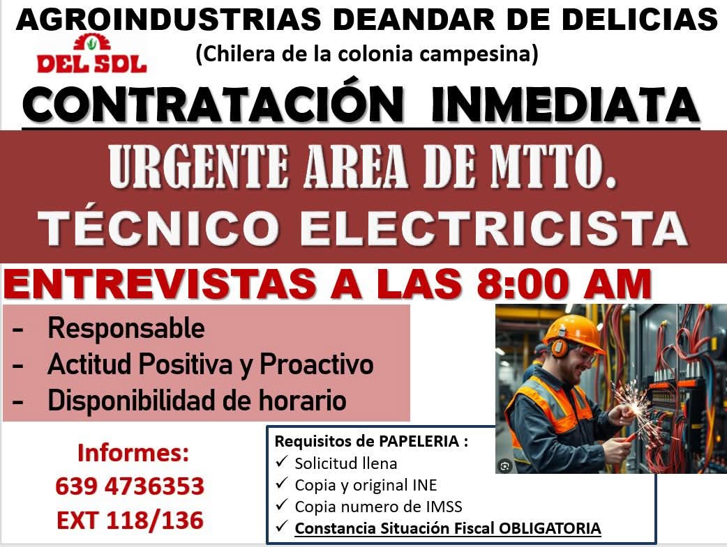 Técnico electricista