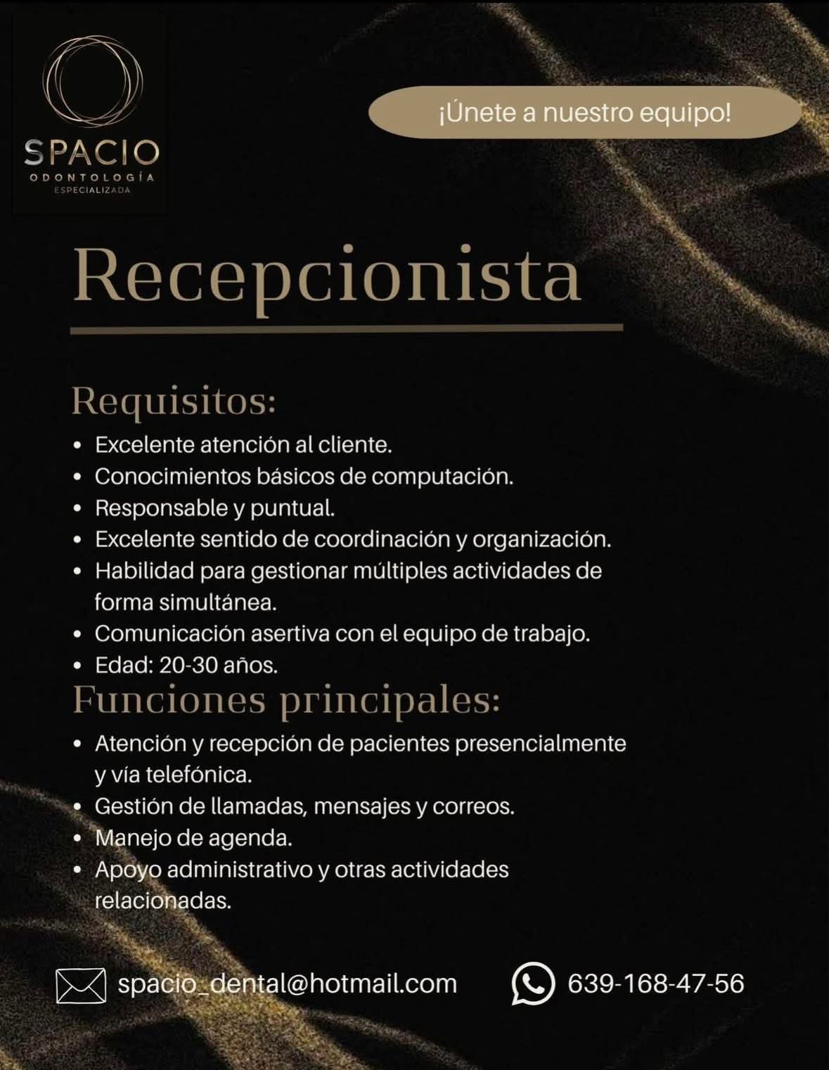 Recepcionista