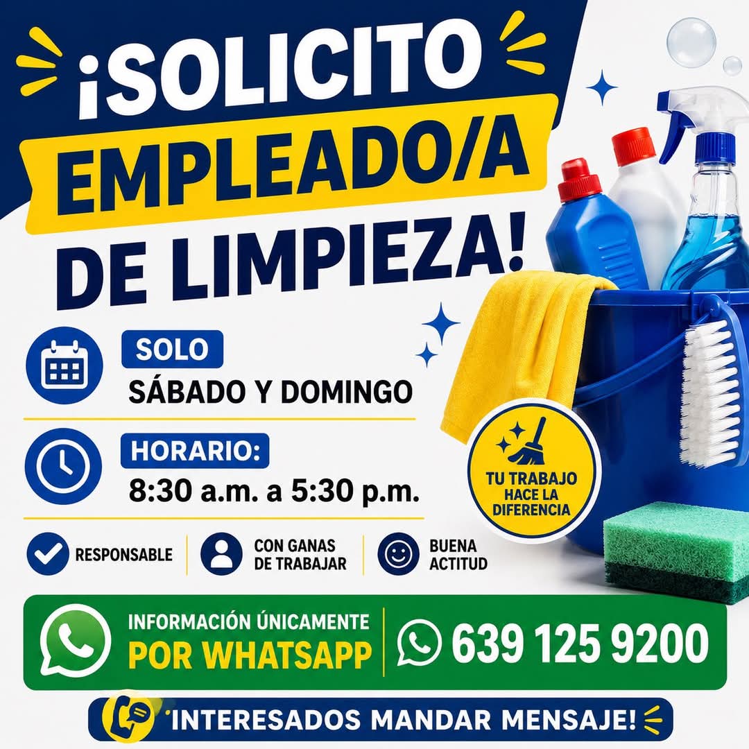 Empleada de limpieza