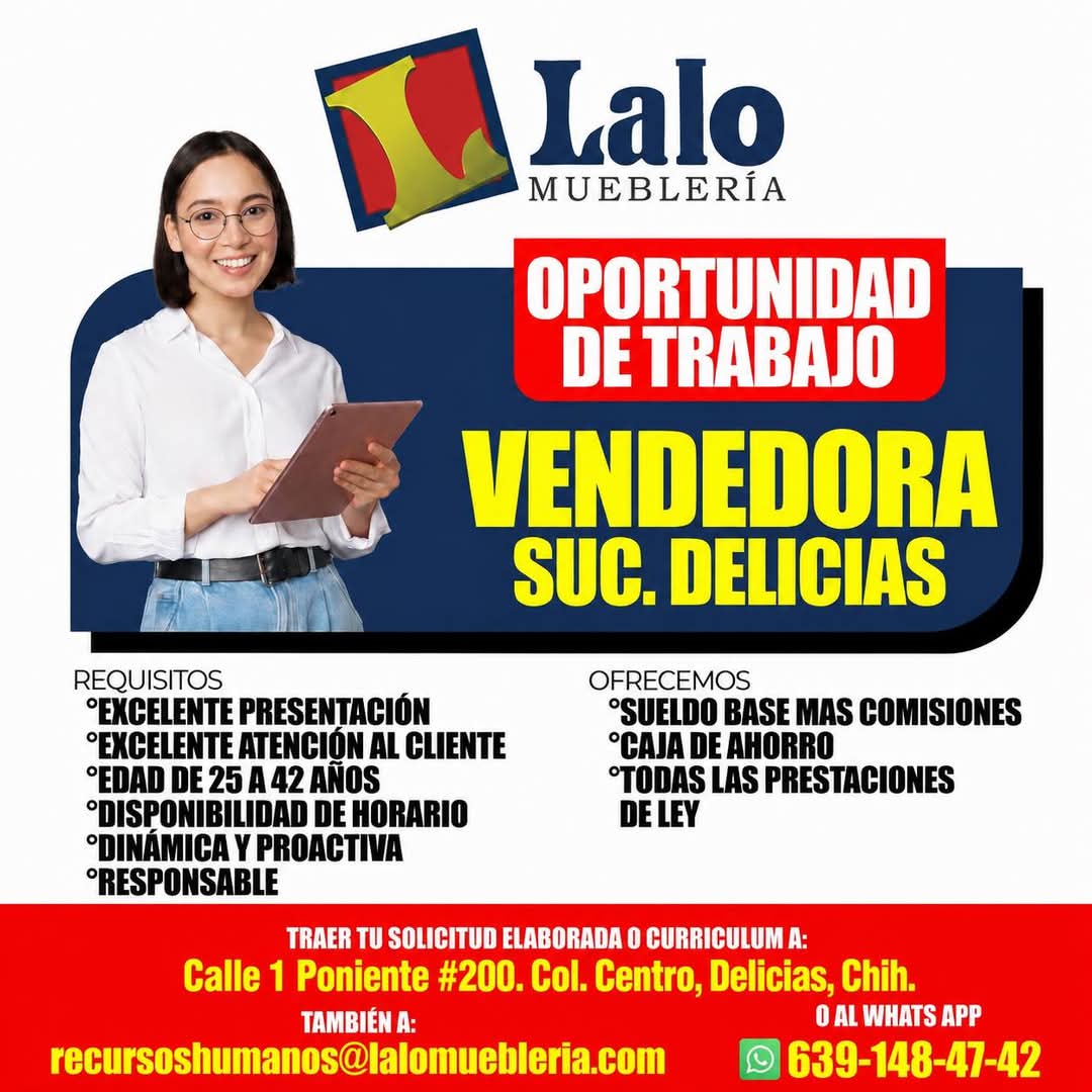 Vendedora de sucursal