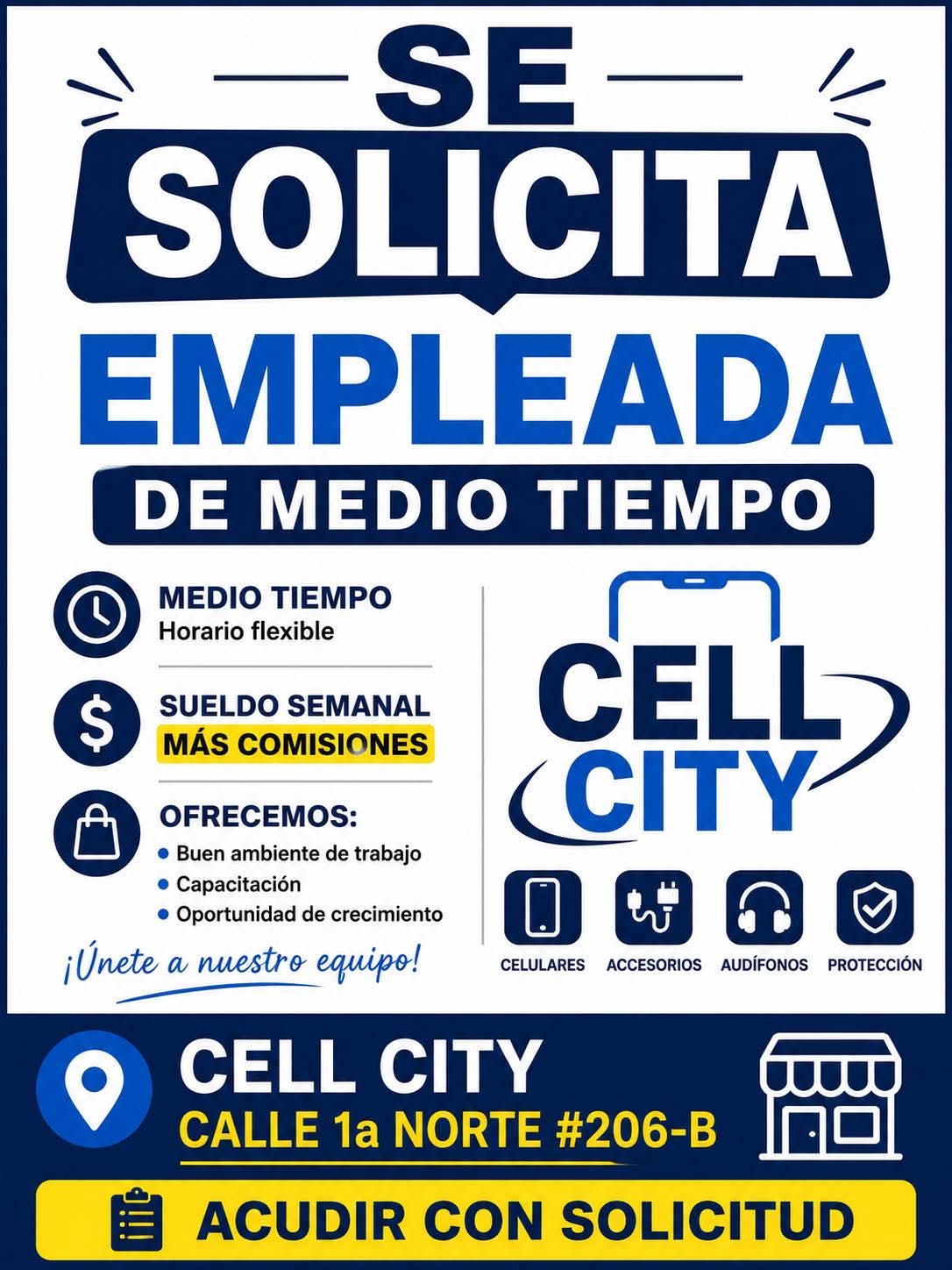 Empleada de medio tiempo