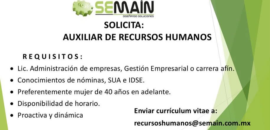 Auxiliar de recursos humanos