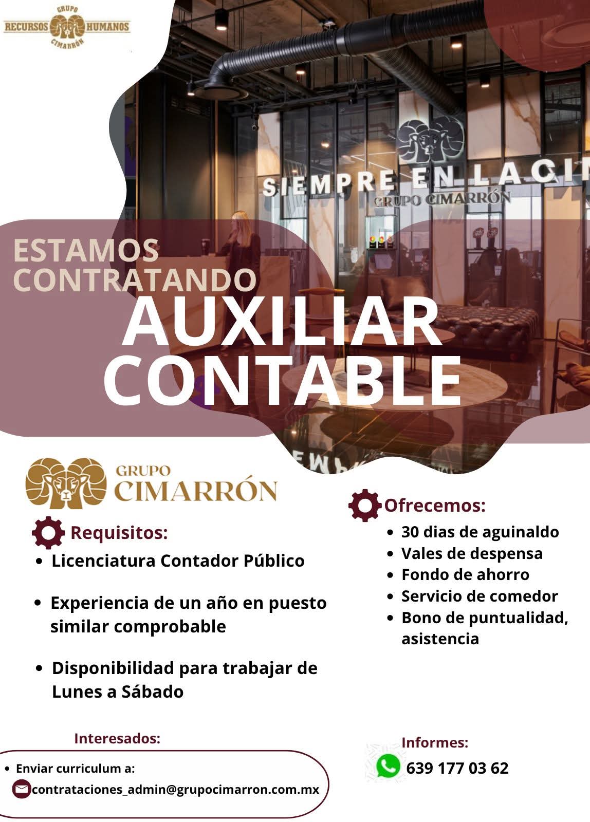 Auxiliar contable