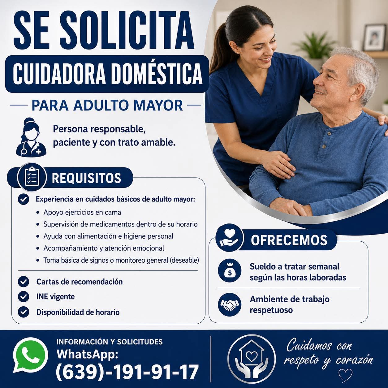Cuidadora domestica