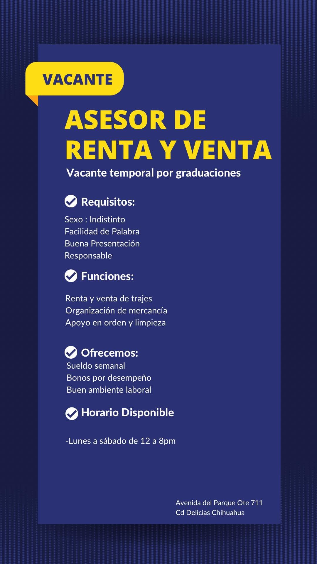 Asesor de ventas y rentas